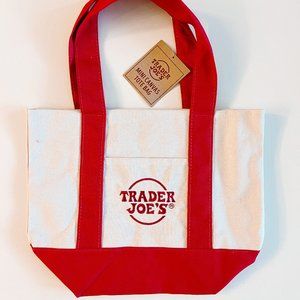 Trader Joe's Mini Tote - Red